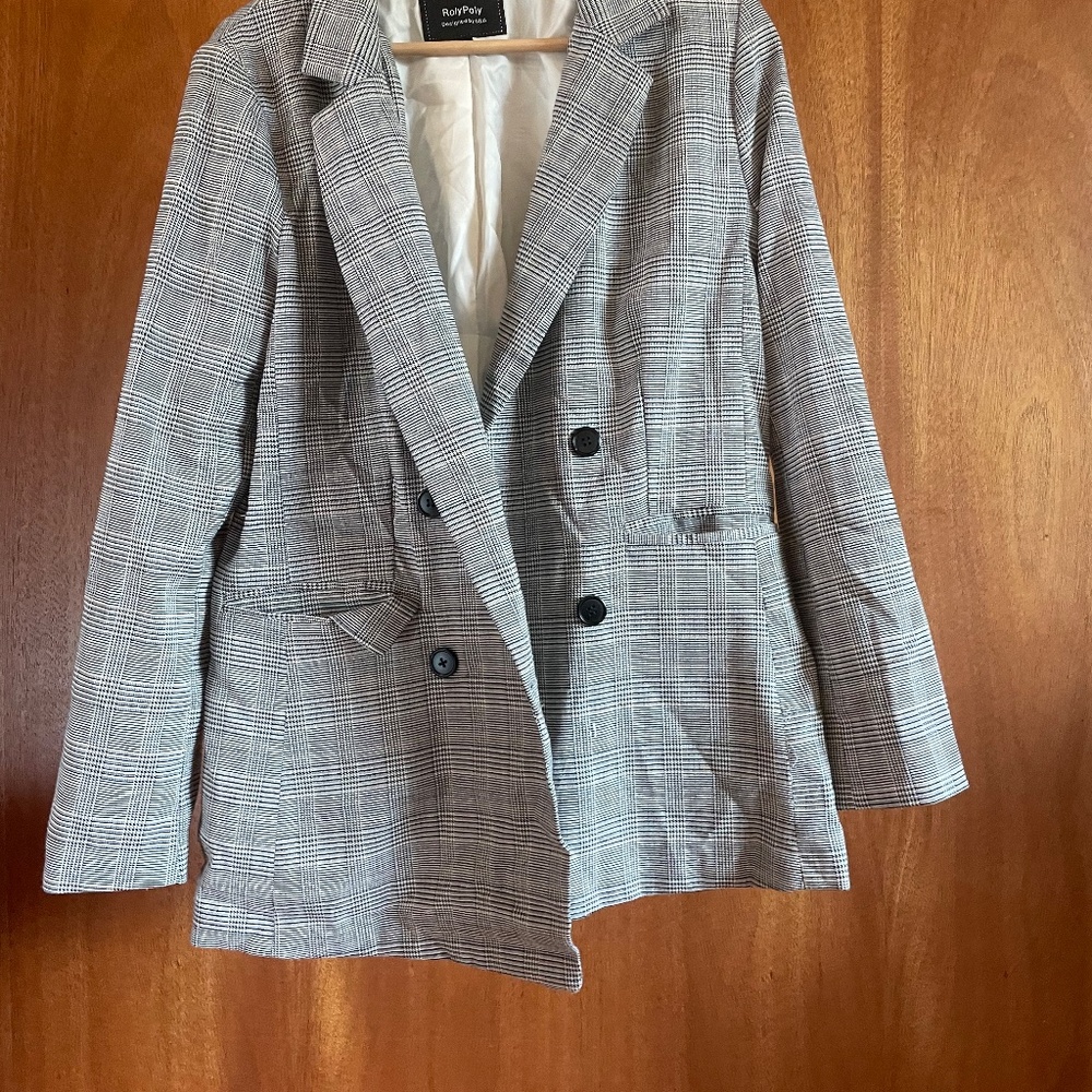 Black and White Blazer